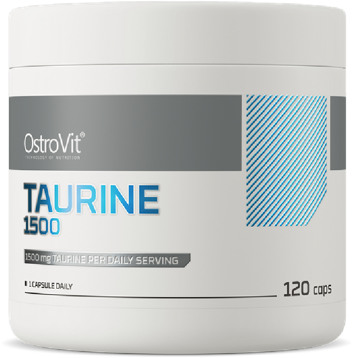 Tauriini treenin ja hernoston tueksi 1500 mg 120 kaps (OstroVit)