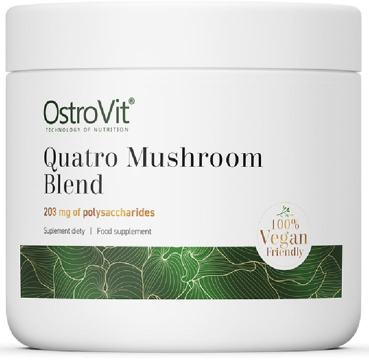 Lion's mane + 3 mushroom extract blend 185 servings 100 g (OstroVit)