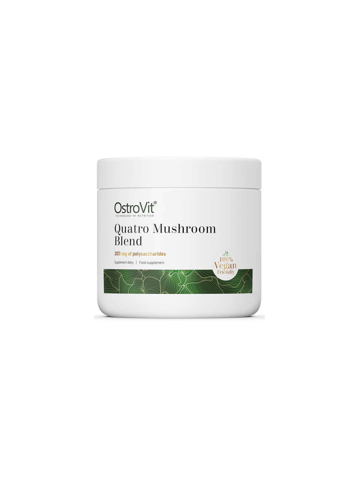 Lion's mane + 3 mushroom extract blend 185 servings 100 g (OstroVit)