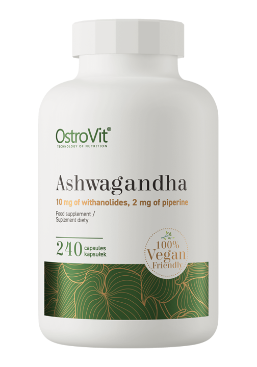 Ashwagandha 139 mg mielen ja kehon tuki 240 kaps (OstroVit)