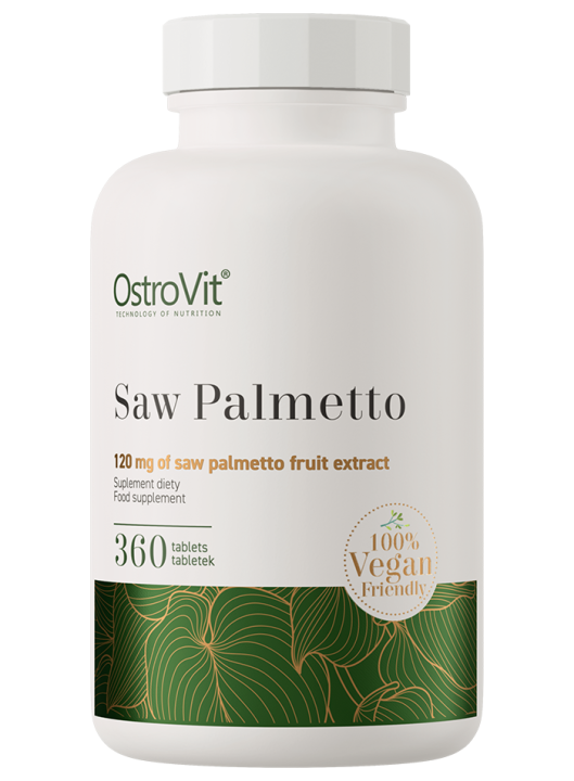 Saw Palmetto 600 mg for prostate and hair health 360 tabl (OstroVit)
