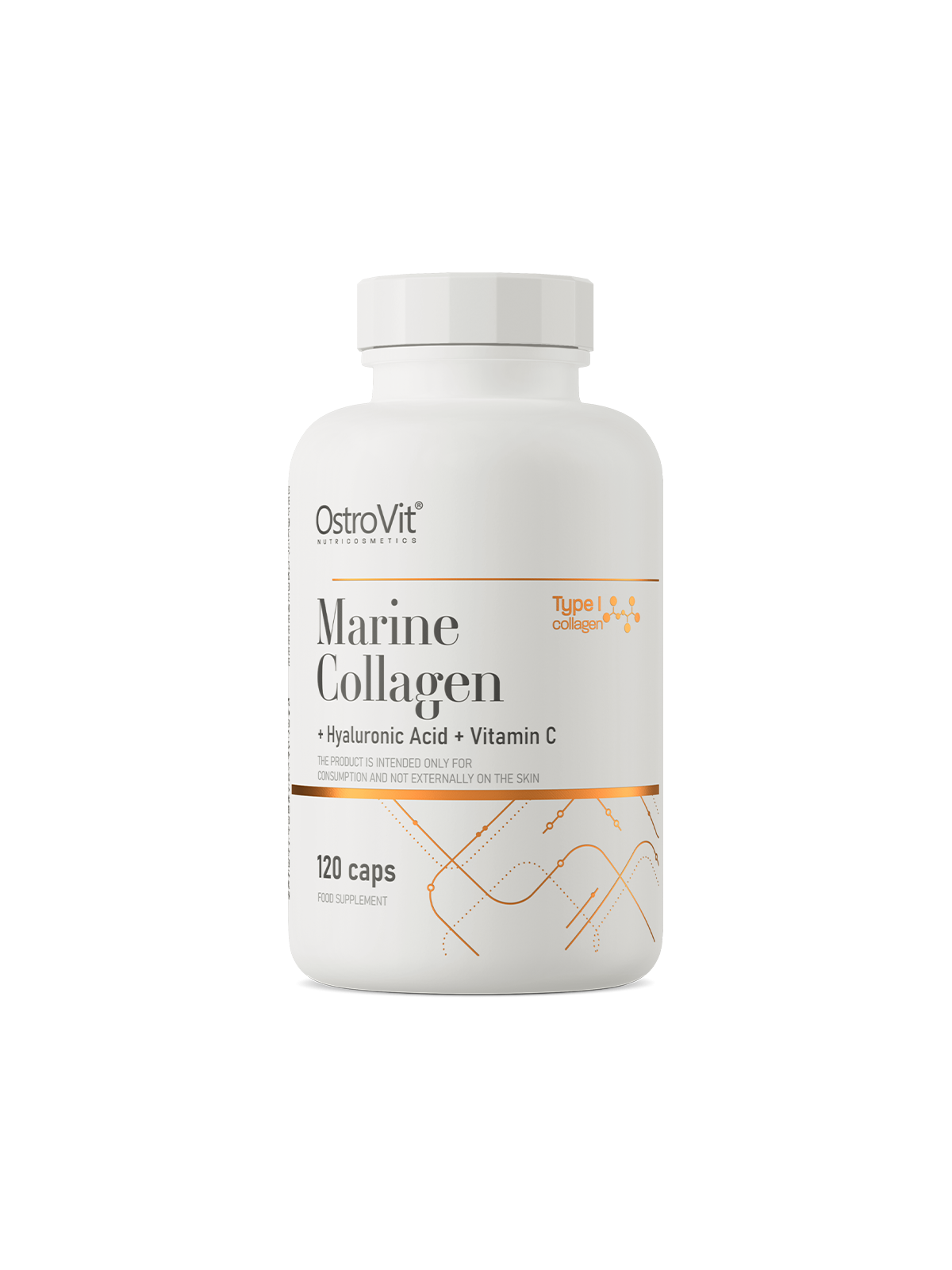 Collagen + Hyaluronic Acid + Vitamin C for Skin and Hair 120 Capsules