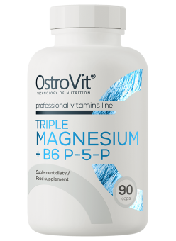 OstroVit Triple Magnesium + B6 P-5-P 90 capsules