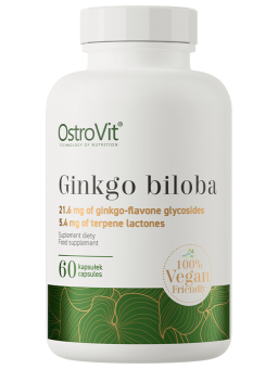 Ginkgo Biloba 90 mg memory and circulation support 60 caps (OstroVit)