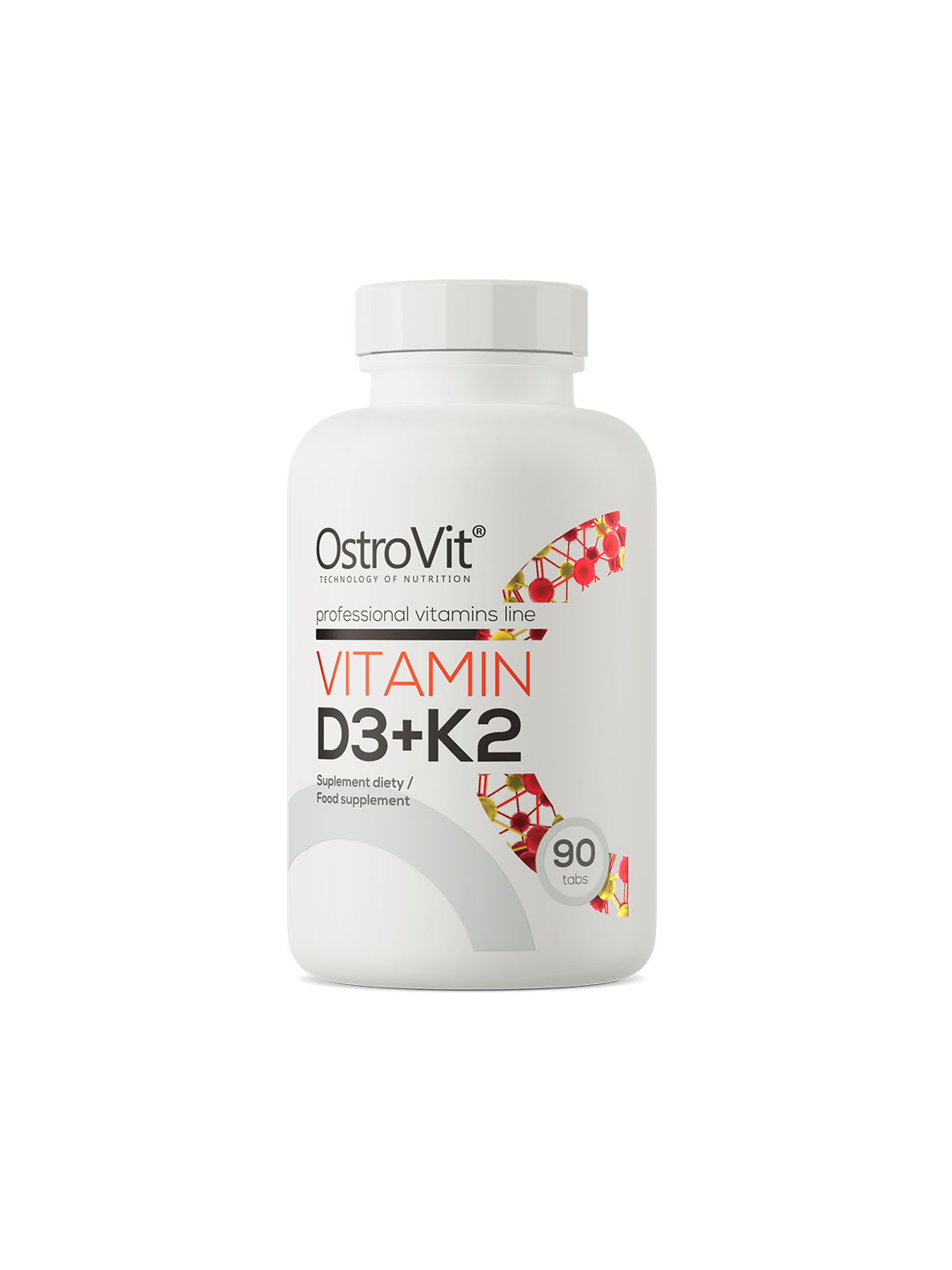 Vitamin D3 + K2 90 tablettia