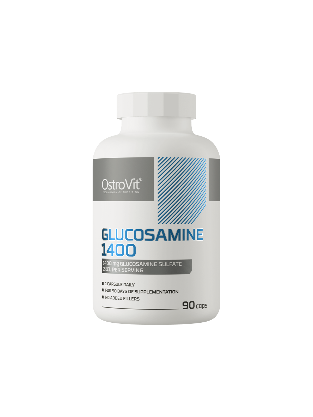 Glucosamine strong for joint problems 1400 mg 90 caps (Ostrovit)