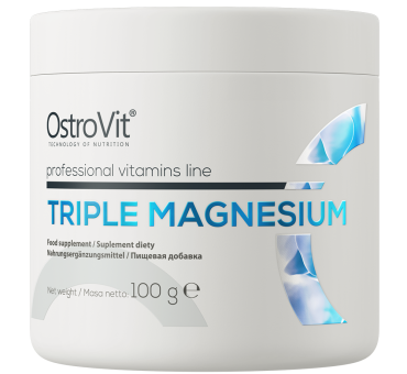 Tripla Magnesium 100 g – magnesium-jauhe lihaksille ja hermostolle