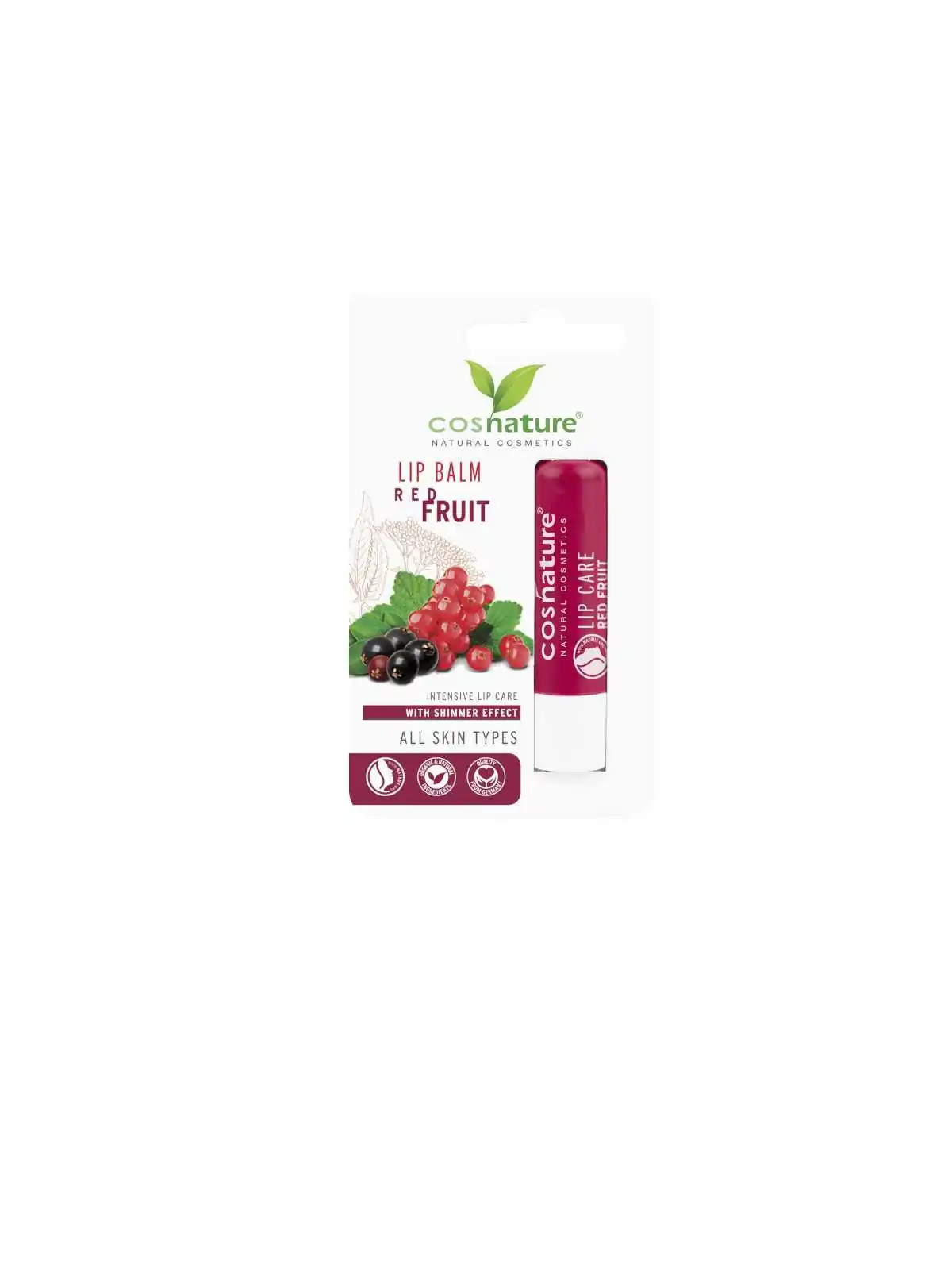 Cosnature Lip care red fruits huulivoide 4,8g